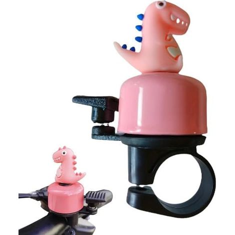 Sonnenrad für Kinder-Dinosaurier Rose, Klaxon Velo für Mädchen Garçon Adulte, Mini-Son Fort, für Fahrrad/Roller/Dreirad/Kinderfahrrad, einfach zu montieren (1/5)