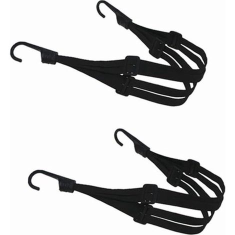 Tendeur de sangle de bagage 60-110 cm - sangle à crochet court - moto et vélo (1/5)