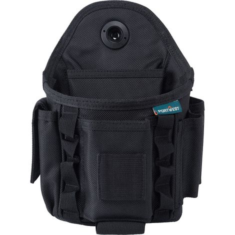 Poche Porte Outil Du Pantalon Modulaire - Noir - Portwest (1/2)