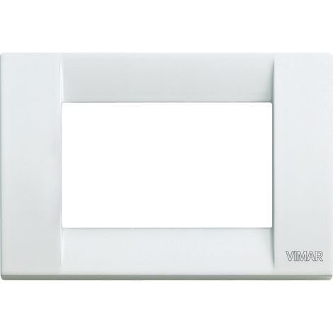 VIMAR - 16733.01 Plaque d'immatriculation classique 3M blanche