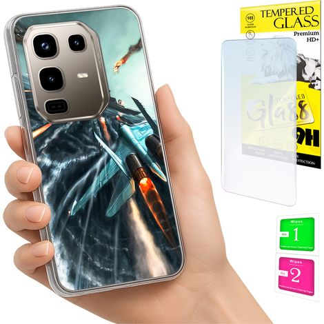 Funda para Infinix Note 50 Pro 4G con foto, cubierta trasera y cristal 9H. (1/5)