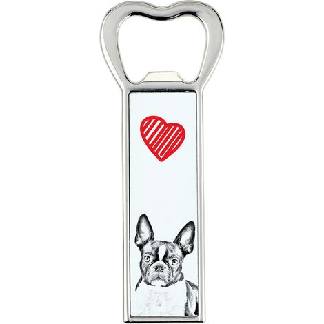 Apribottiglie con cane, apri-frigo personalizzato, regalo unico per uomo di Art-Dog (1/5)