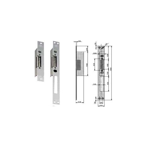 INCONTRO ELETTRICO CON FERMO SERIE 6000 frontale corto cm.16 (6100/1) NUOVA FEB
