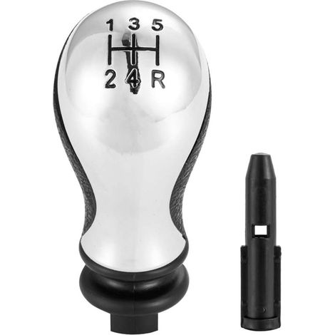 1 Pommeau de levier de vitesse, compatible Citroën C5 Xsara Picasso, conception 5 vitesses manuel, pour Peugeot 206 207 307 408 (1/5)