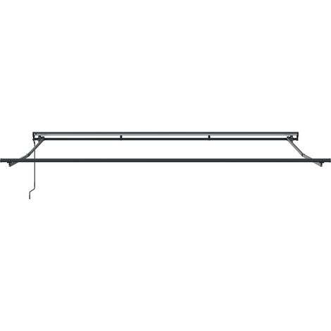 Cadre de store rétractable électrique Anthracite 4 x 2 m Acier (1/5)