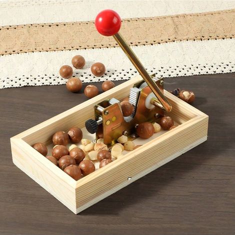 1 pièceNutcrackerCracker de noix de noix de noix et de macadamiaPeeler, cracker, outil de serrage, polyvalent et pratique (1/4)