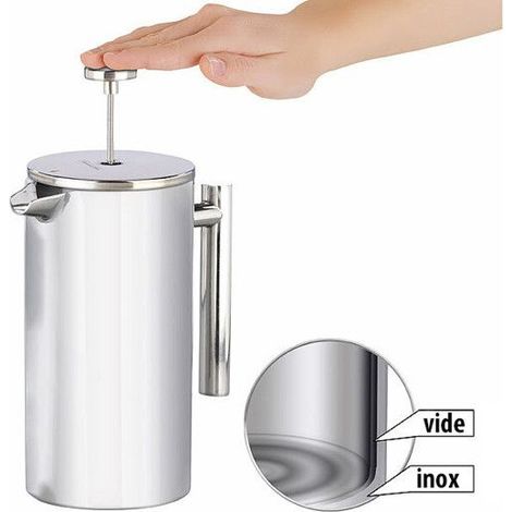 Cafetière à piston double couche de 1,5 L (1/4)