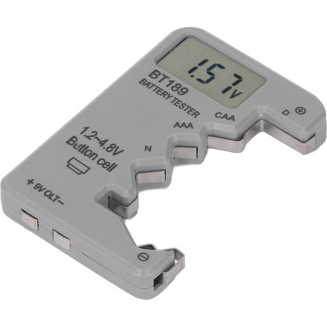 Ce testeur de piles/détecteur de piles rechargeables est utilisé pour tester les piles C/AA/AAA/D/N/9V/6F22 et les piles boutons 1,5V/3V. (1/5)