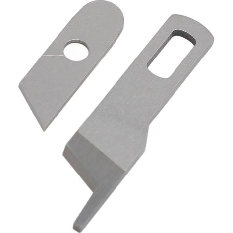 Juego de cuchillas superior e inferior para máquina de coser, compatible con los modelos 14HD854, HD0450S, HD0400S y SE017.