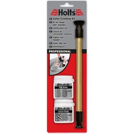 Pâte à roder pour étanchéité soupape – Kit avec rodoir – Pour voitures et véhicules utilitaires légers – 130g – Holts