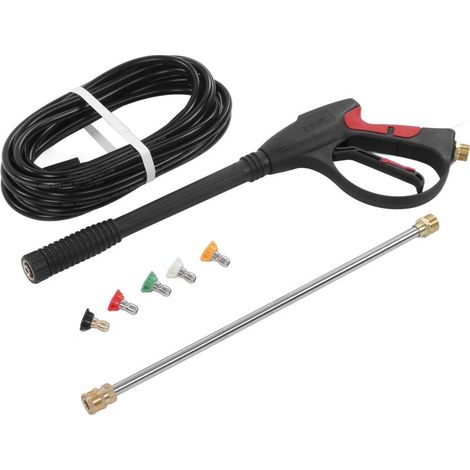 Nettoyeur haute pression pour voiture, 4000psi, nettoyeur électrique Portable avec rallonge, 5 embouts de buse pour automobile (1/5)