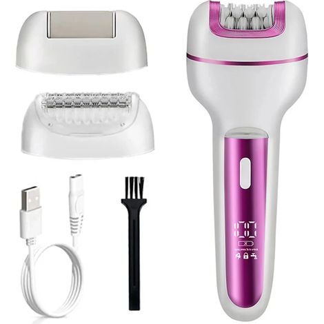 3 in 1 Epilierer Damen Rasierer USB aufladbar Bikini Gesicht (1/5)