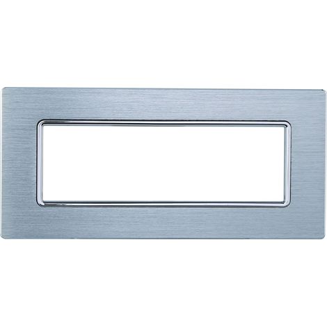 Aluminiumplatte 6-fach poliert silberfarben Solar serienkompatibel Matix