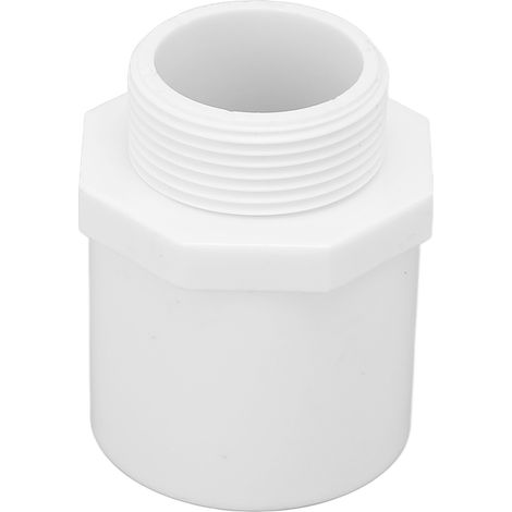 Raccord PVC mâle fileté G1 pour tuyau d'arrosage jardin, irrigation, alimentation en eau et piscine (1/5)