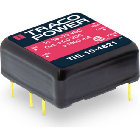 TracoPower THL 10-2411 DC/DC-Wandler, Print 24 V/DC 5.1 V/DC 2 A 10 W Anzahl Ausgänge: 1 x Inhalt 1