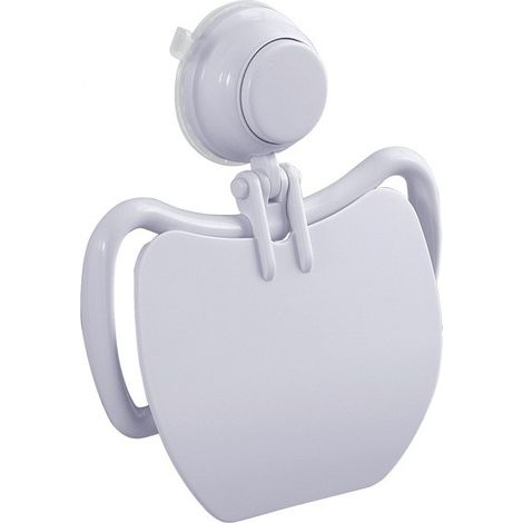 Gedy Vesuvio Portarrollo C/Coperchio, Bianco, 15 x 3 x 17 cm (1/3)