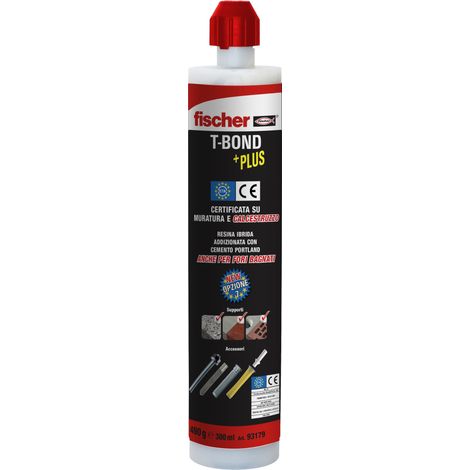 Fischer ANCORANTE CHIMICO T-BOND PLUS CARTUCCIA  ml. 300 12.00 pz