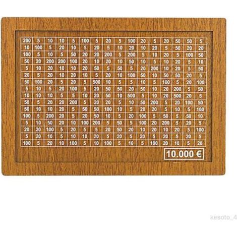 Tirelire en bois tirelire compteur tirelire tirelire boîtes pour enfant 10000 euros