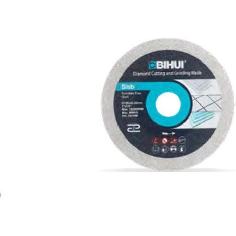 Disque diamant pour meuleuse 125 mm – Alésage 22,23 mm – Coupe rapide pour carrelage et porcelaine – Épaisseur 1,5 mm
