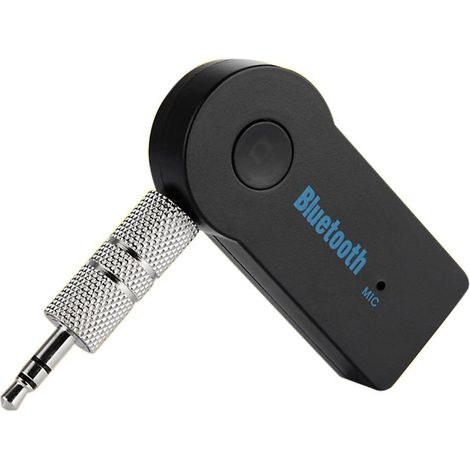 Adaptateur émetteur-récepteur sans fil 2 en 1 5.0 avec prise jack 3,5 mm pour voiture, compatible avec les casques audio et les écouteurs mains libres (A2DP). (1/5)