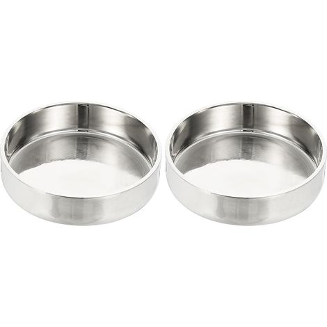 Capuchon d'Extrémité Tuyau 57mm OD, 2 Pièces Capuchon d'Extrémité Tuyau Plat en Acier Inoxydable 304 Capuchon Tuyau Poli Rond pour les Industries la Plomberie et du Eau Gaz Soudage (1/5)