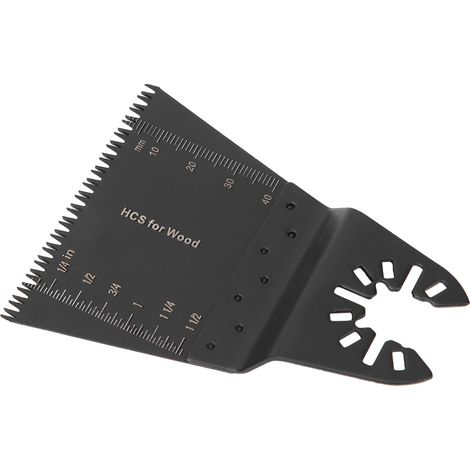 10 Stück 65 mm Universal-Oszillationssägeblätter aus Stahl für verschiedene Anwendungen zum Schneiden von Kunststoff und Holz (1/5)