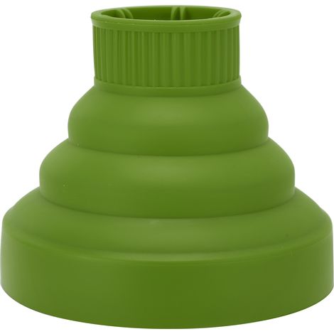 Séchoir Diffuseur Pliable Universel pour Voyage, Accessoire Dépliable pour Sèche-Cheveux Portable, Vert (1/5)