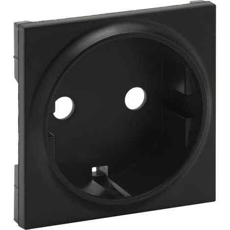 Frontal de Base de Corriente 2P+T LEGRAND Niloé Step 86420 Negro