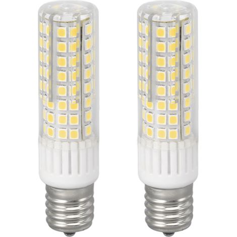Packung mit 2 E17 LED-Mikrowellenlampen (100 LEDs, 100-240 V), weißes Licht. (1/5)