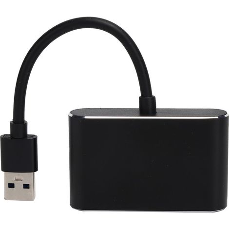 Adaptateur USB 3.0 vers HDMI + VGA Double Sortie Convertisseur Vidéo 1080P pour PC (1/5)