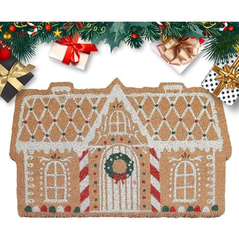 Weihnachtsfußmatte, Fußmatte für den Innen- und Außenbereich, Design: Spice House, für Eingangsbereich, Wohnzimmer, Küche, Schlafzimmer, Badezimmer – 50 x 80 cm (1/5)