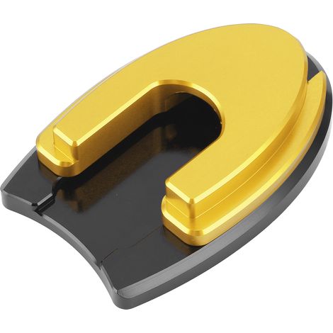 Socle d'extension pour béquille latérale, support agrandisseur de pied, compatible Honda PCX 125/150 2018-2019, Or (1/5)