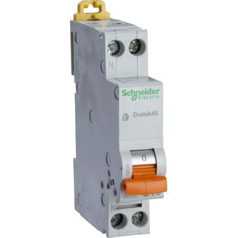 Schneider Electric – Disjoncteur unipolaire magnétothermique 10A – Courbe C – 4500A – Pour installations électriques professionnelles