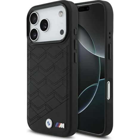 Coque MagSafe avec logo BMW en forme de M pour iPhone 17 Pro - Noire (1/5)