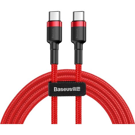 Baseus Cafule PD 2.0 QC 3.0 60W USB-C zu USB-C PD Kabel 1m (Rot) (1/5)
