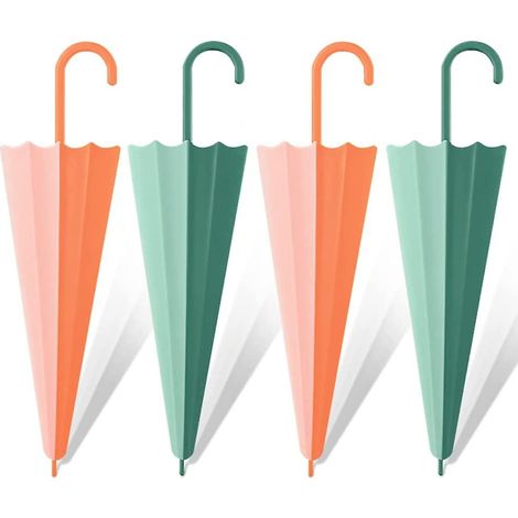 Lot de 4 petites raclettes de douche avec crochet, mini raclettes en caoutchouc pour vitres de douche, portes vitrées et éviers de cuisine (1/5)