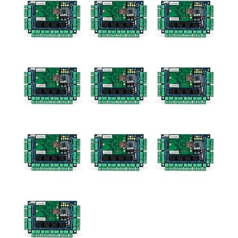 Panneau de contrôle d'accès et de pointage réseau TCP/IP Wiegand 26 10X ACB-004 (pour 4 portes) (1/3)