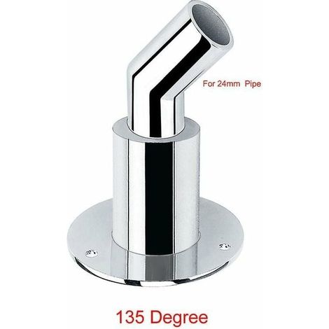 acier inoxydable 316 à travers la coque couvercle d'échappement tuyau joint tuyau douille matériel pièces Marine voiture camion Air Diesel chauffage, courbé 24mm (1/3)