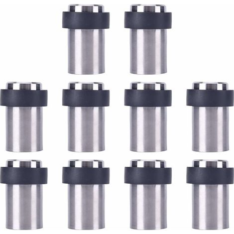 10 x 6 cm Edelstahl-Türstopper, Türstopper, Türschlösser