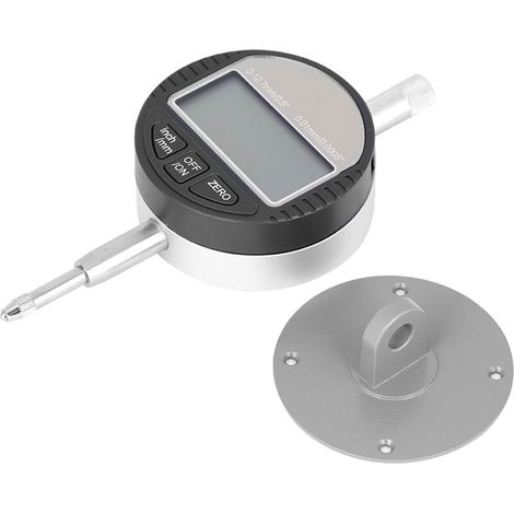 Jeffergarden Indicateur de mesure numérique à sonde 0‑12,7 mm/0,5'' Horloge DTI 0,01 mm/0,0005'' Test (1/5)
