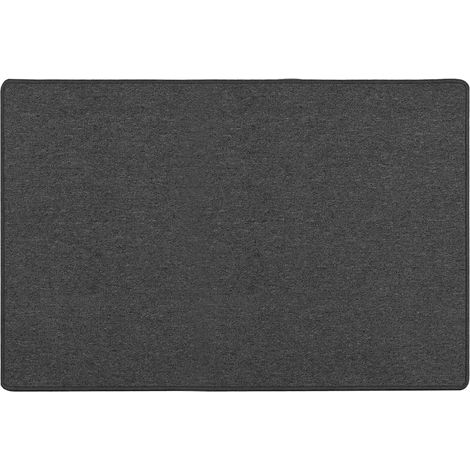vidaXL  Carpet Runner  Dark Grey 100 x 150 cm 100% Polypropylene