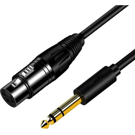 Câble MOZOS 3 m XLR femelle Jack 6,3 mm (1/5)
