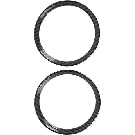 2 Stück Getränkehalter-Abdeckungen in Carbonfaser-Optik, kratzfest für Cooper R54 R55 R56 R60