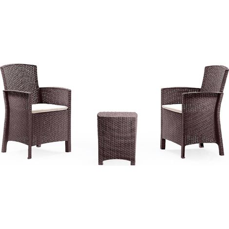 Set Salotto da Esterno - Salottino Outdoor Marrone (1/5)