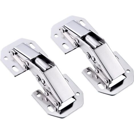 Lot de 2 poignées de porte de cuisine dissimulées - sans rail - faciles à installer (1/5)