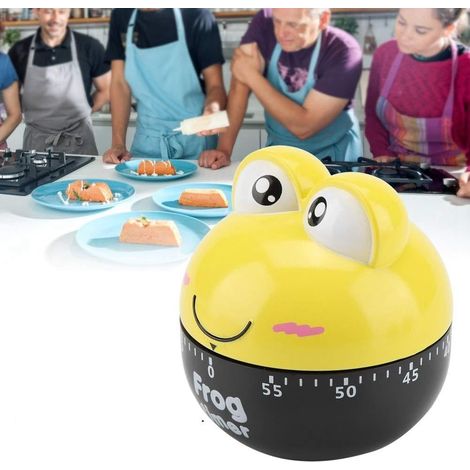 Minuteur de cuisine en forme d'animal mignon, cloche cuisson (1/5)