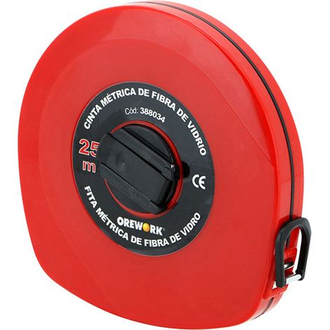 Cinta métrica OREWORK fibra vidrio 30 m