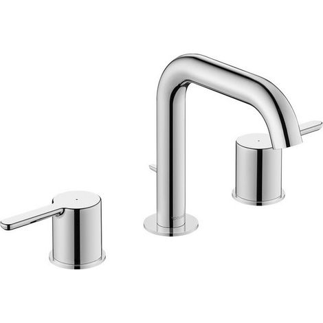 Mélongeur lavabo 3 trou s H158 - 140mm. noir mat