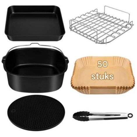 Accessoires pour friteuse à air chaud - Kit de 6 pièces - 22 cm - pour friteuse à air chaud COSORI Turboblaze (1/5)