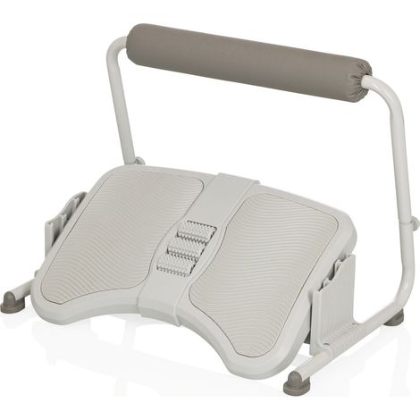 Repose-pieds PODI FMW avec repose-jambes plastique gris clair hjh OFFICE (1/5)